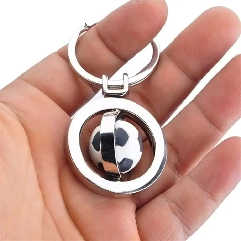 Porte-Clés Football Balle Équipe En Argent | Pendentif Décoratif Neuf Avec Étiquettes