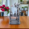Cadeau chimiste - Figurine chimiste homme en métal