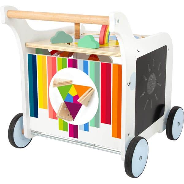 Chariot de marche pour enfant bois