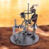Figurine représentant une femme docteur en métal, un cadeau pour remercier une femme médecin
