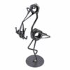 Figurine cigogne avec bébé