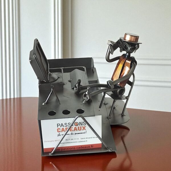 Cadeau homme d'affaire - Figurine homme d'affaire en métal