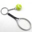6 Porte-clés Mini Raquettes De Tennis - Accessoire Sportif Miniature Parfait Pour Les Fans De Tennis