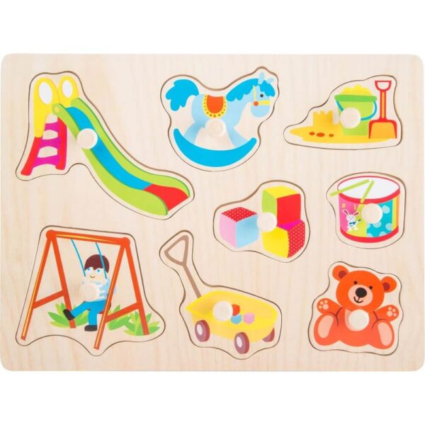 Puzzle bois bébé forme jouet