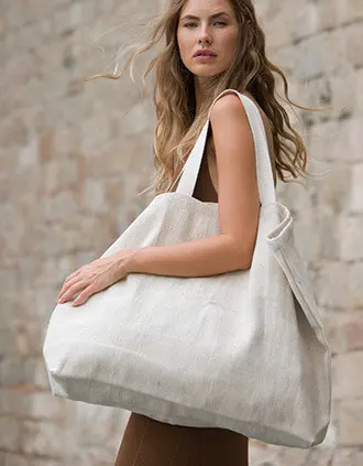 sac de shopping femme : grand sac en toile