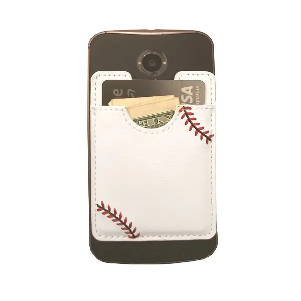 Porte carte adhésif téléphone Baseball - Passions Cadeaux