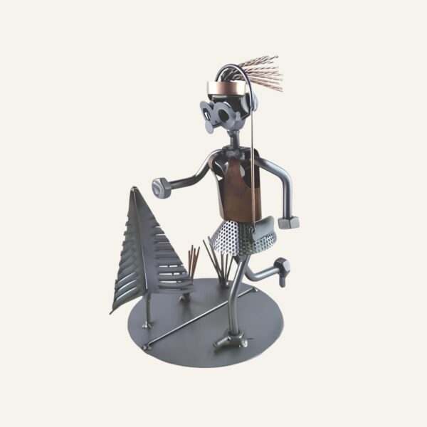 Cadeau pour joggeuse - Figurine Joggeuse en métal