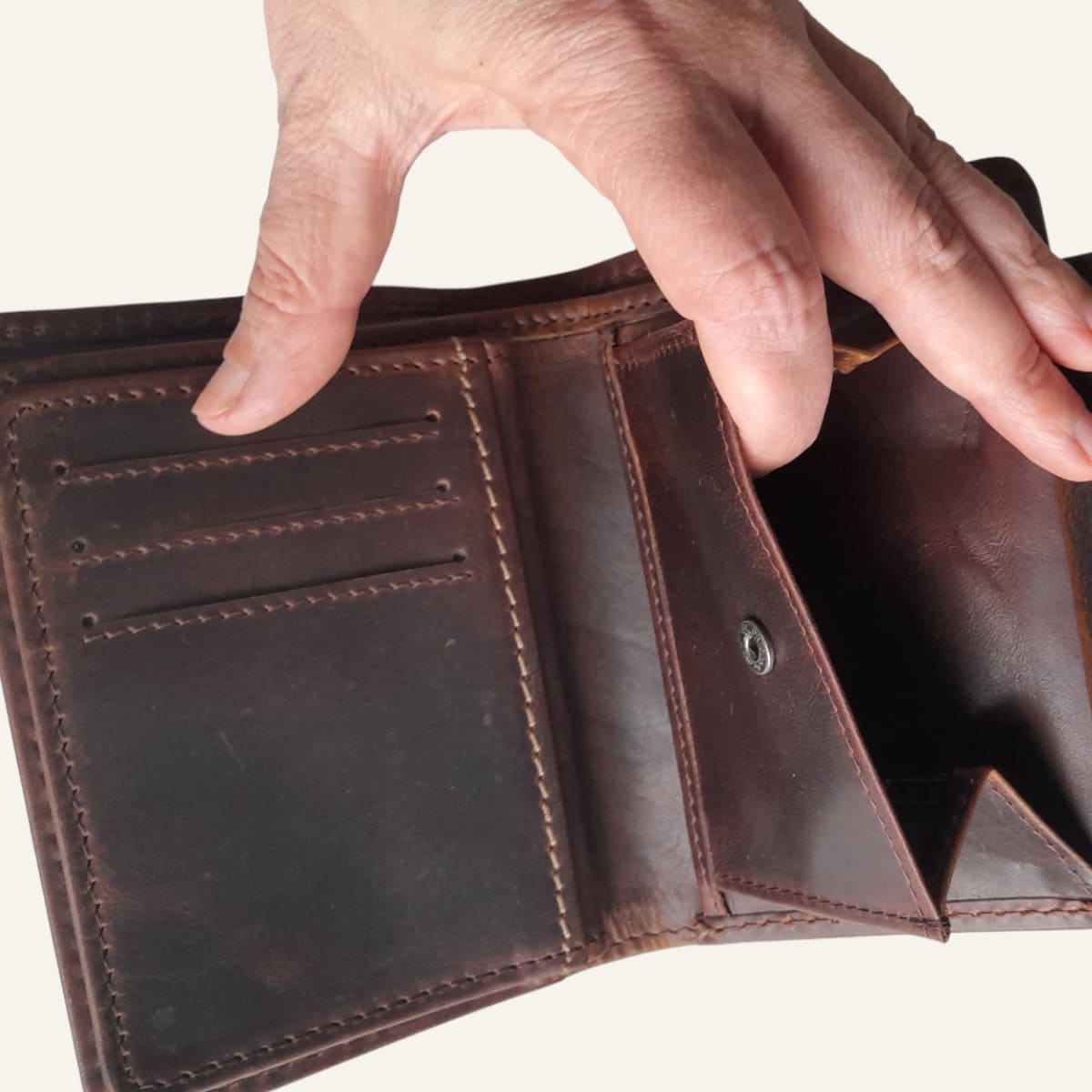 Portefeuille homme - Cuir - Marron 8 Portefeuille homme Cuir Marron