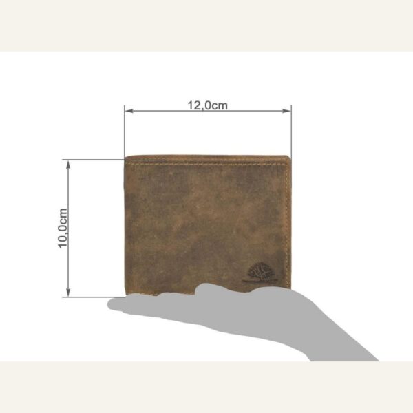 Portefeuille homme Vintage marron - RFID