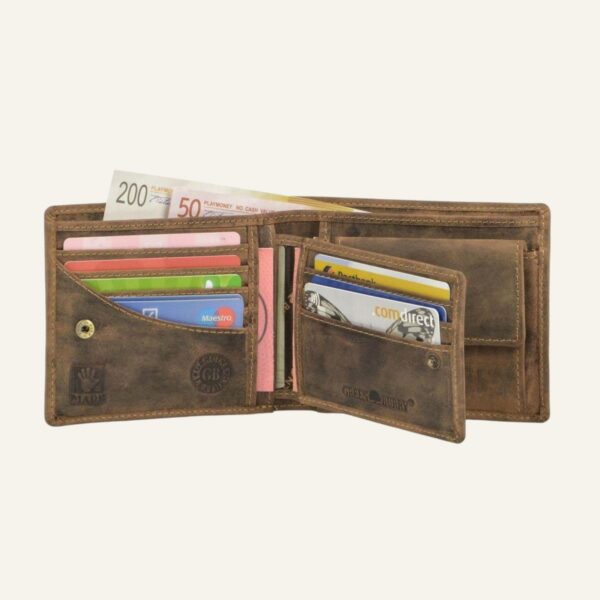 Portefeuille homme Vintage marron - RFID