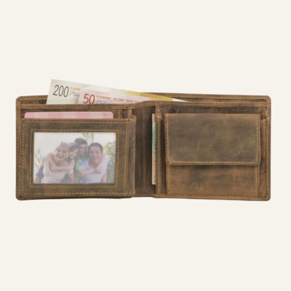 Portefeuille homme Vintage marron - RFID