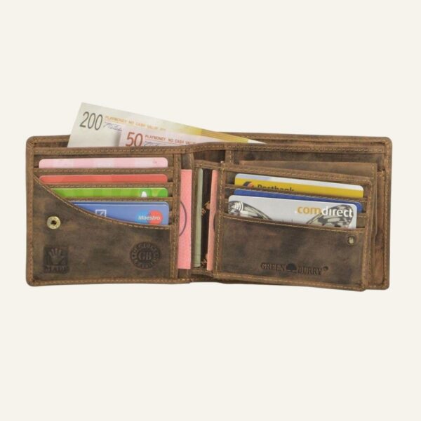 Portefeuille homme Vintage marron - RFID