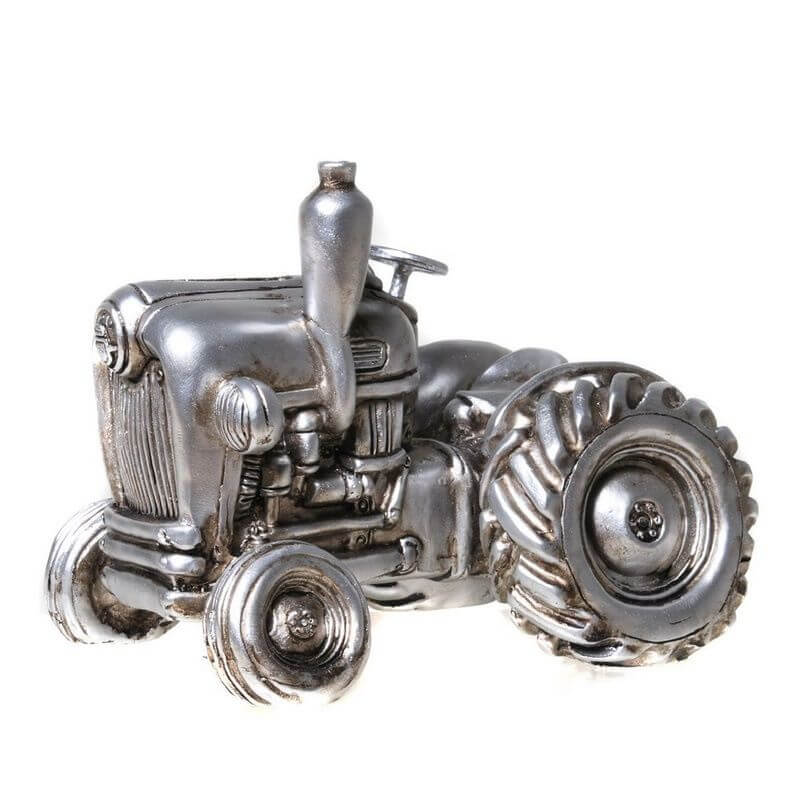 Tirelire tracteur en Polyrésine - 16 x 12 x 12 cm | Ambiante Haus 17