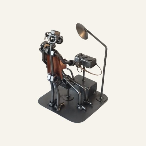 Cadeau pour dentiste - Figurine dentiste homme en métal