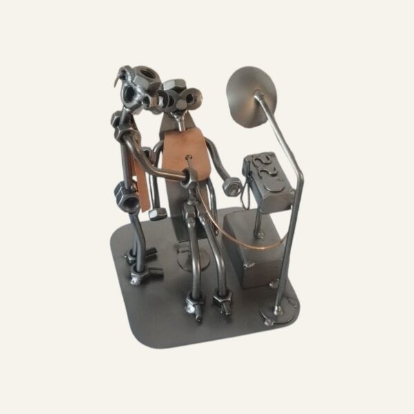 Cadeau pour dentiste - Figurine dentiste homme en métal