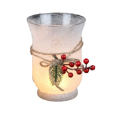 Verre de noël blanc