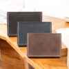 Mini portefeuille femme en cuir