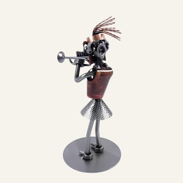 Figurine trompettiste femme - Cadeau trompettiste
