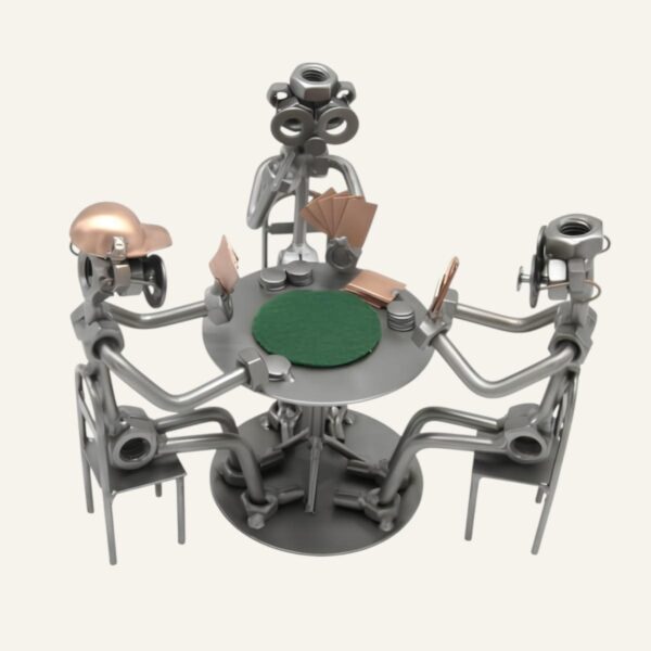Cadeau poker - Figurine poker en métal