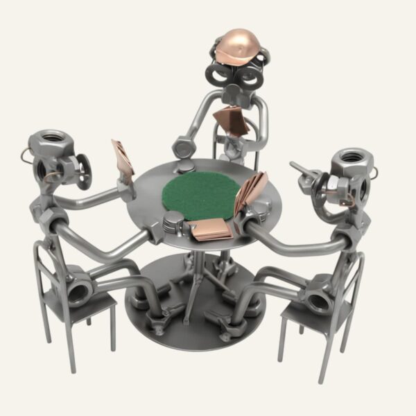 Cadeau poker - Figurine poker en métal