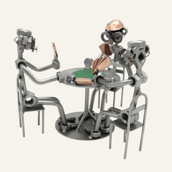 Cadeau poker - Figurine poker en métal