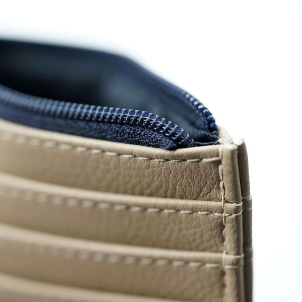 Porte-monnaie - Beige et Bleu - RFID