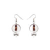 Boucles d'oreilles libellule femme