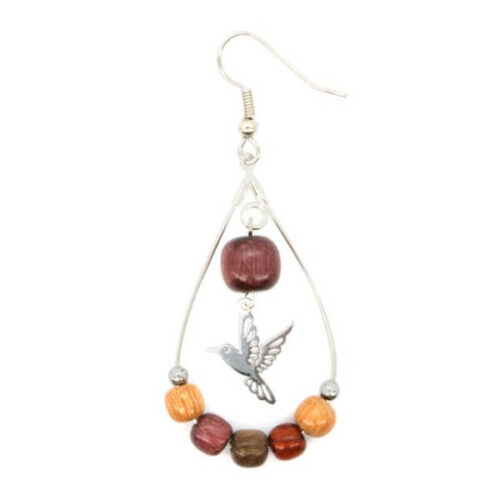 Bellitia Jewelry Boucles D'Oreilles Étoile Et Lune En Opale Bleue/Verte & Zircone Cubique - Argent 925 Plaqué Or