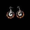 Boucles d'oreilles lune et chat pour femme