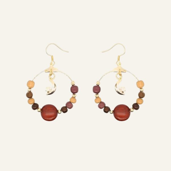 Boucles d'oreilles lune et étoile Joy