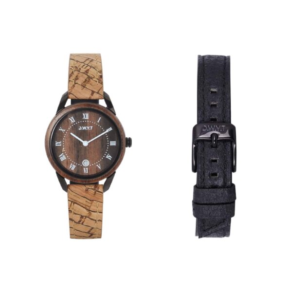 Coffret cadeau montre femme en bois