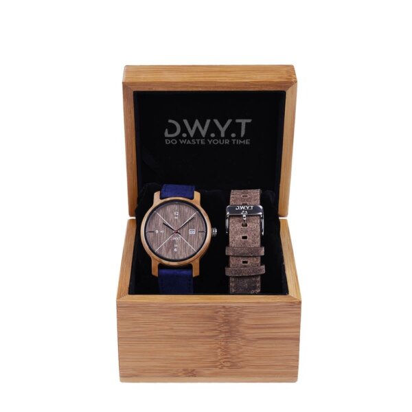 Coffret montres en bois hommes Côme