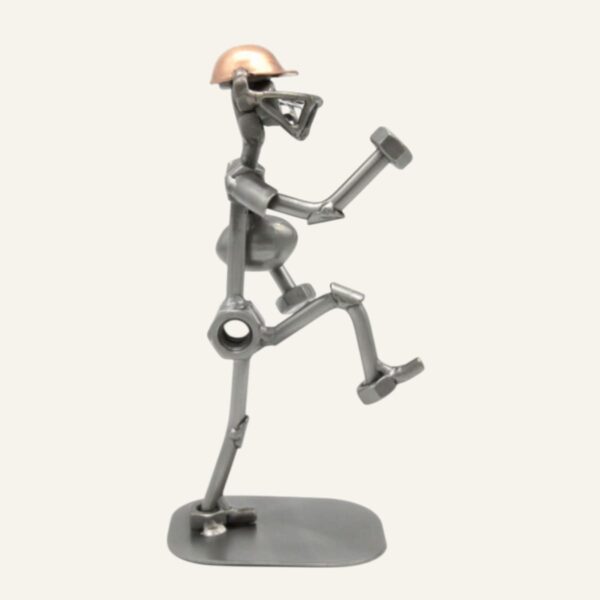 Figurine football américain en métal