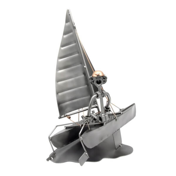 Cadeau voileux - Figurine catamaran 8