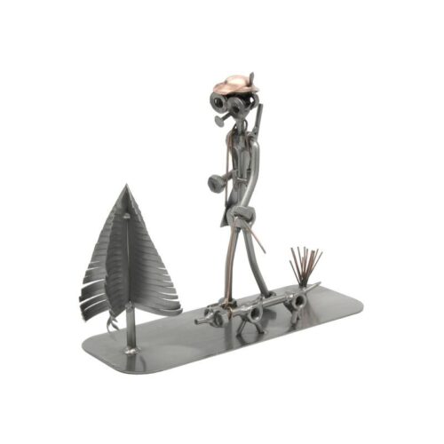 Cadeau chasseur - Figurine chasseur en métal