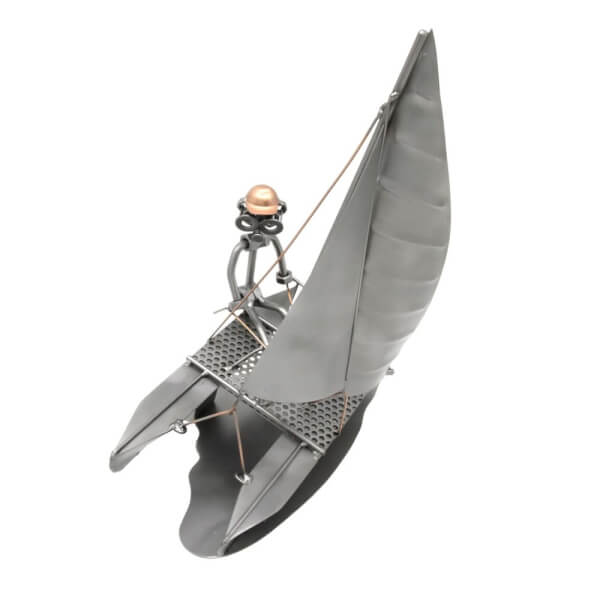 Cadeau voileux - Figurine catamaran 17