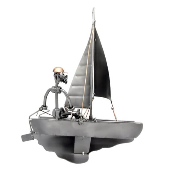 Cadeau voileux - Figurine catamaran 2