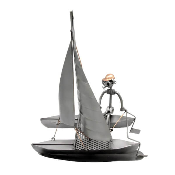 Cadeau voileux - Figurine catamaran 5