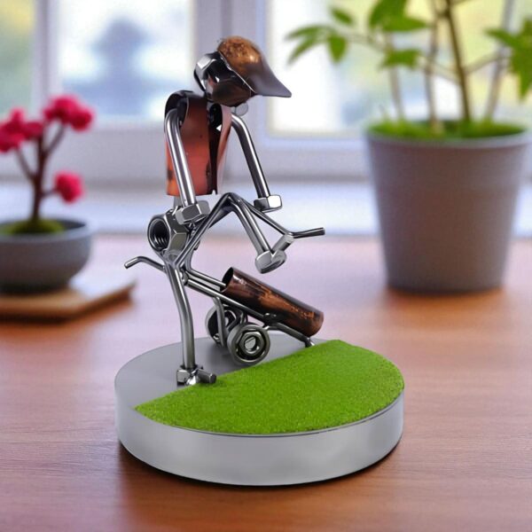 Cadeau humoristique golf - Figurine Golfeur en colère