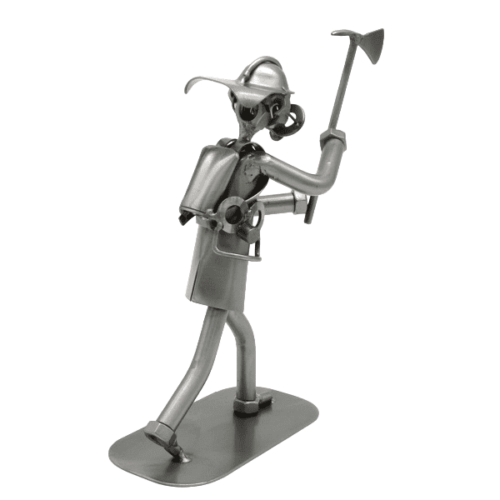 Figurine pompier en métal Idée cadeau pompier original