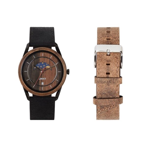 Montre en bois homme New Moon