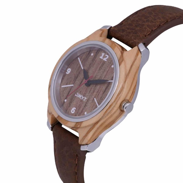 Montre femme en bois ANKGOR de la marque DWYT - Montre femme