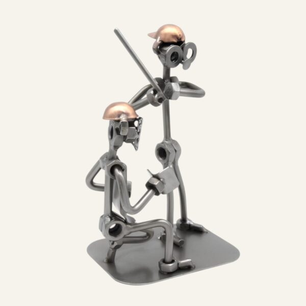 Figurine baseball - Figurines de base-ball en métal