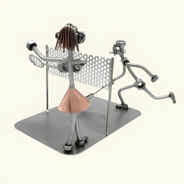 Cadeau badminton original - Figurine badminton