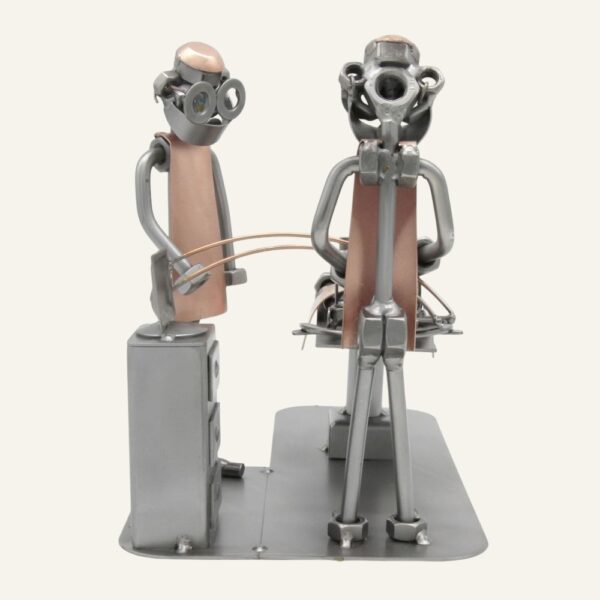 Cadeau médecin humour - Figurine médecin neurochirurgien en métal