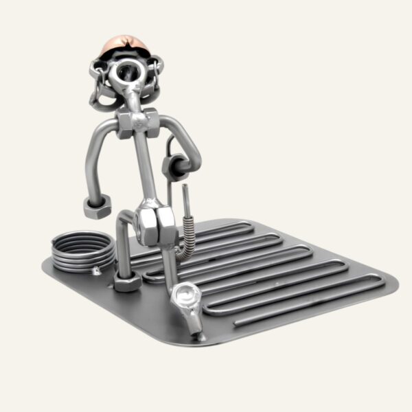 idée cadeau plombier - Figurine plombier chauffagiste