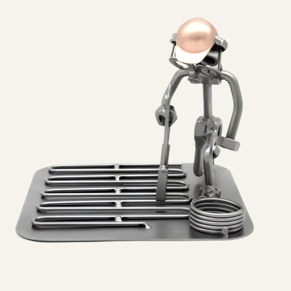 idée cadeau plombier - Figurine plombier chauffagiste