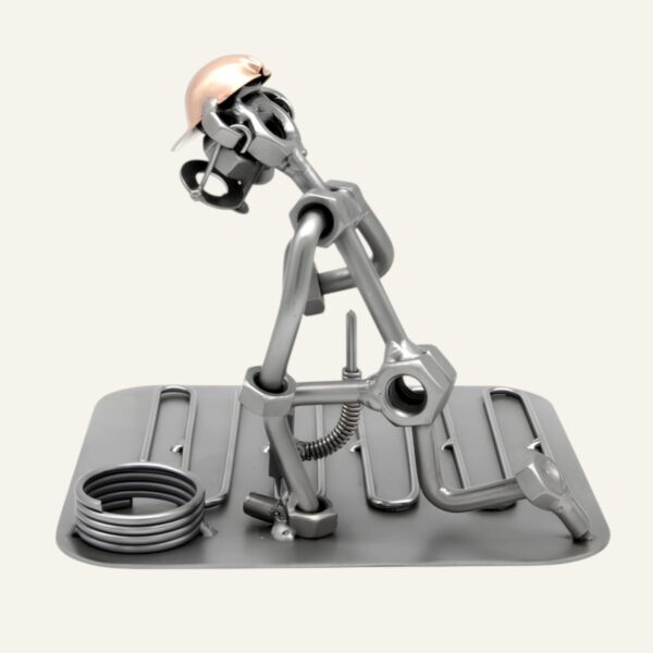 idée cadeau plombier - Figurine plombier chauffagiste
