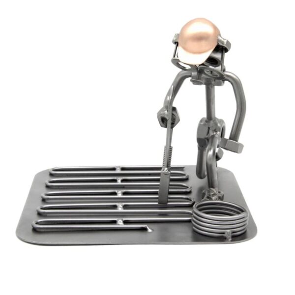 Idée cadeau plombier - Figurine plombier chauffagiste