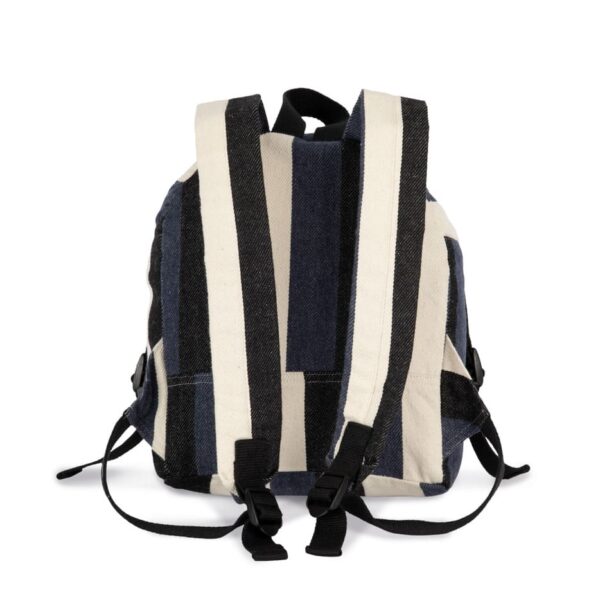 Sac à dos original femme Kimood - Couleur marine rayé